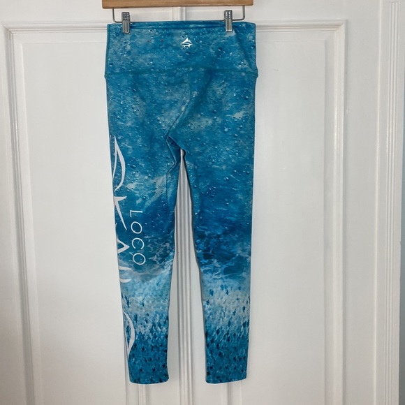 Skails Water Design Yoga, Fish, Kayak, Sports Legging Pants - Picture 2 of 5